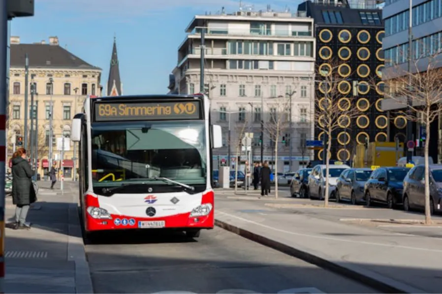 Bus de l'aéroport de Vienne au centre-ville