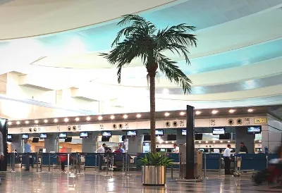 Aéroport du Caire. À l'intérieur du terminal