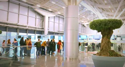 Nouveau terminal de l'aéroport d'Odessa