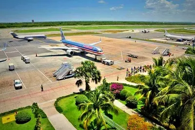 Arrivée à L'Aéroport de Punta Cana