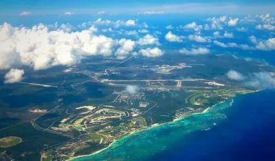 Punta Cana vue de l'avion