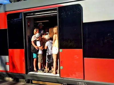Les transports en commun à Sotchi sont souvent surchargés