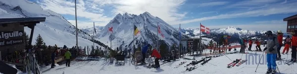 Station de ski dans les Alpes