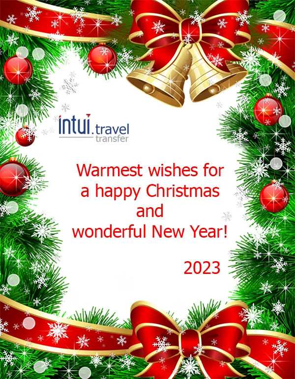Joyeux Noël et bonne année 2023 de la part de l'équipe de voyage Intui !