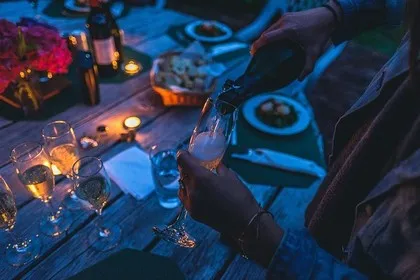 Dîner sur le toit