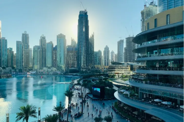 Impressionnant centre-ville de Dubaï